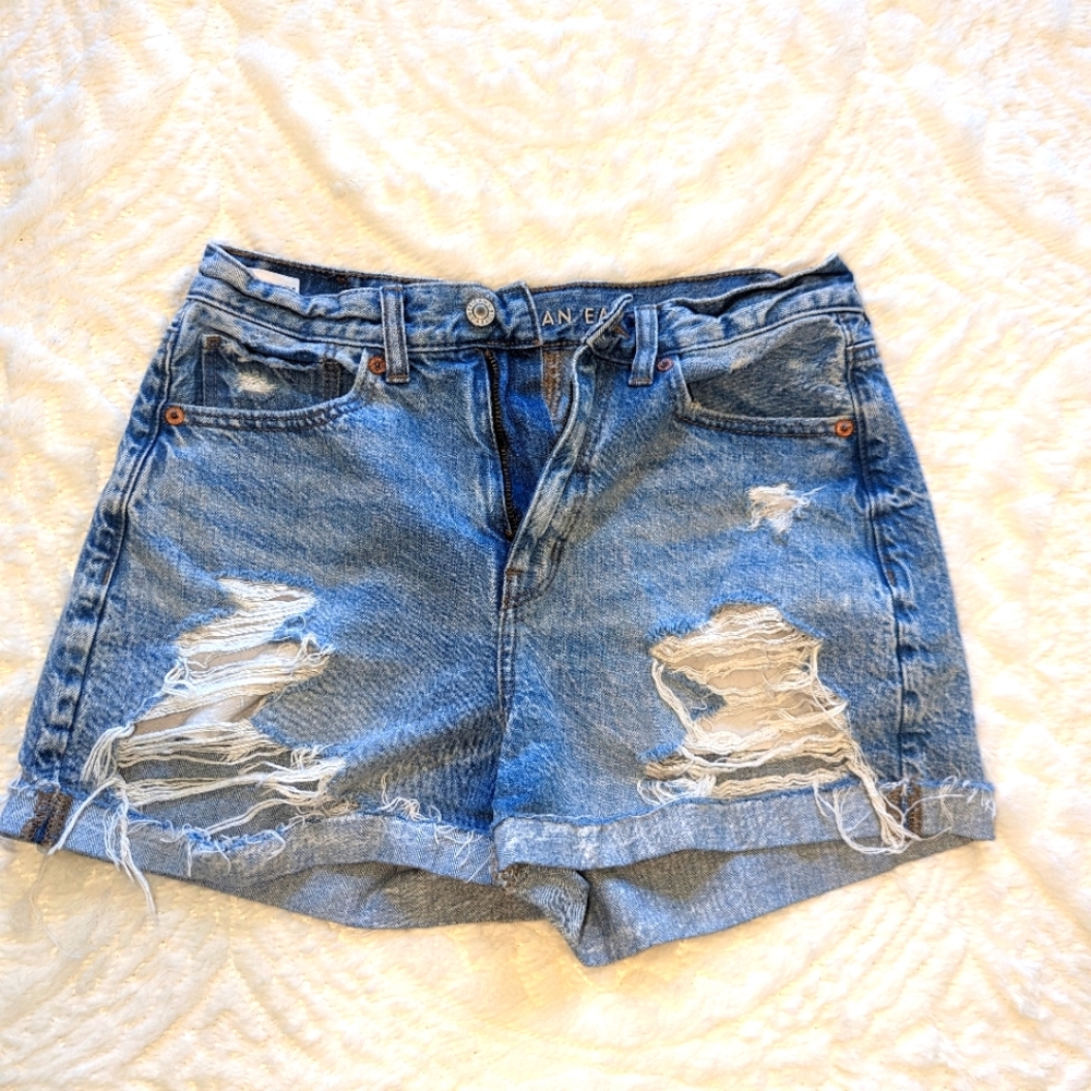 Denim shorts